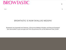 Tablet Screenshot of browtastic.com